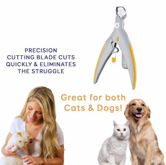 Nookivo Manual LED Pet Nail Clipper for Dogs & Cats