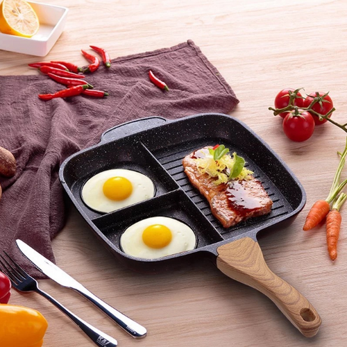 Nookivo 3-in-1 Nonstick Divided Frying Pan