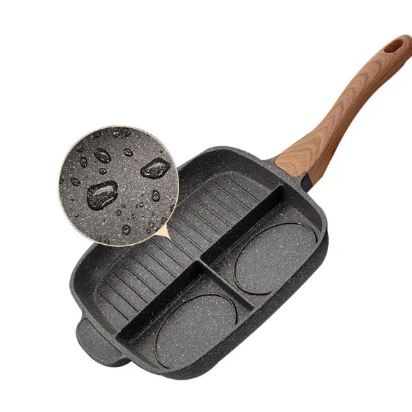 Nookivo 3-in-1 Nonstick Divided Frying Pan