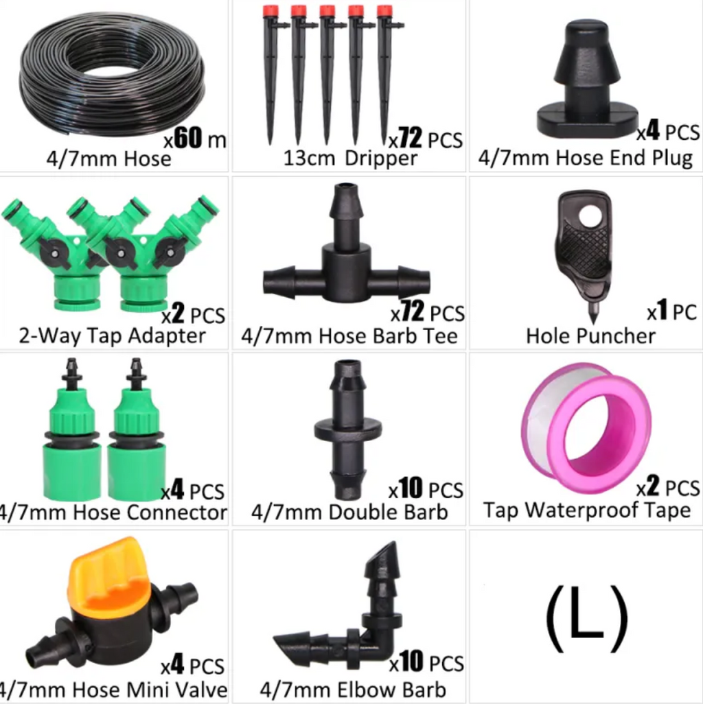Nookivo 50M Automatic Garden Irrigation Kit