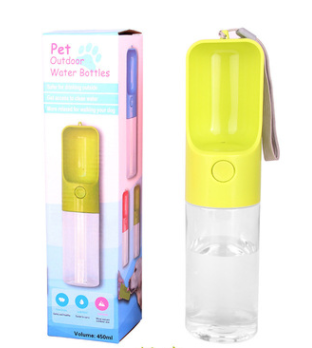Nookivo 450ml Pet Travel Water Bottle